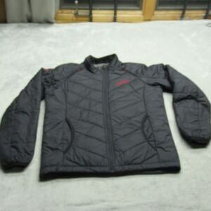 Taichi Jacket Mens Medium Black Insulated Full Zip Quilted Puffer Motorcycle